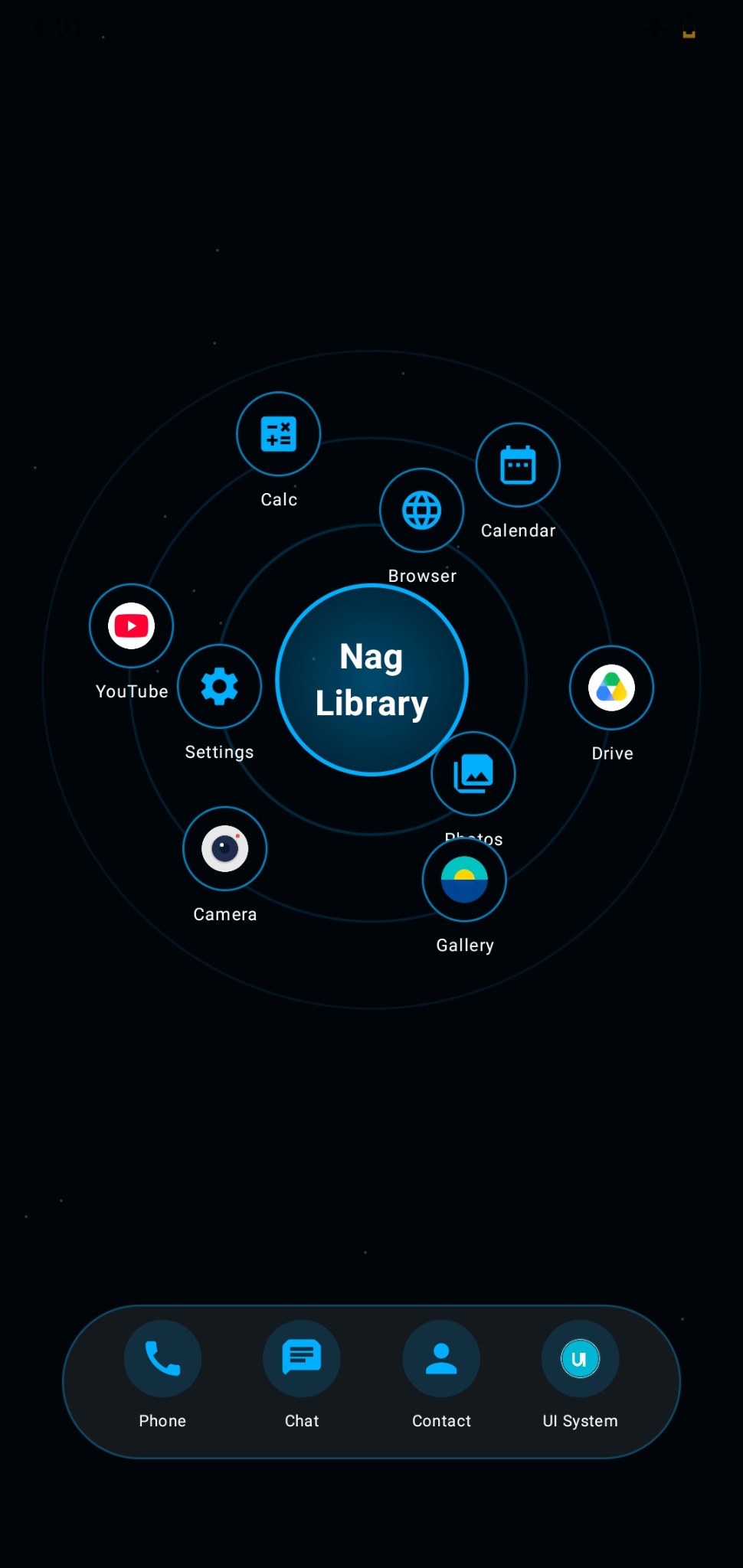 NAG Orbit Launcher prototype screenshot